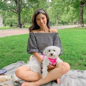 Forever 21 gingham crop top